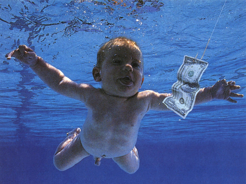 BEADAA NIRVANA  - cover of the UK rock group's first album Nevermind in 1991