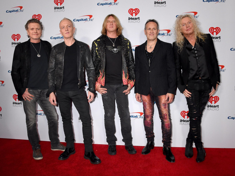 2HYKBKW Rick Allen, Phil Collen, Joe Elliott, Vivian Campbell and Rick Savage from Def Leppard at the 2019 iHeartRadio Music Festival held at T-Mobile Arena on September 21, 2019 in Las Vegas, NV.