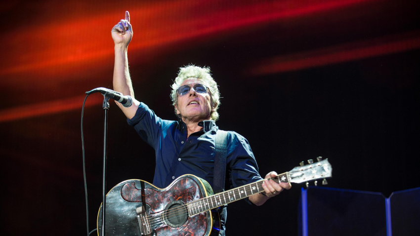 H4K191 Oct. 16, 2016, Indio, California, USA. 14th Oct, 2016. Roger Daltrey of The Who performs live at Desert Trip Festival. © Jerome Brunet/ZUMA Wire/Alamy Live News