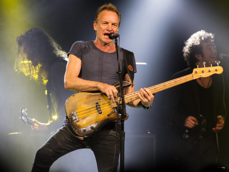 HX474F Milan Italy. 23th March 2017. The English singer-songwriter and actor STING performs live on stage at Fabrique during the "57th & 9th Tour 2017" Credit: Rodolfo Sassano/Alamy Live News
