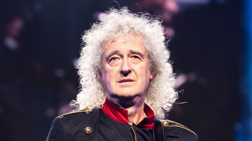 2JM9Y9J Brian May of Queen performing live in Oslo in July 2022. Image shot 07/2022. Exact date unknown.