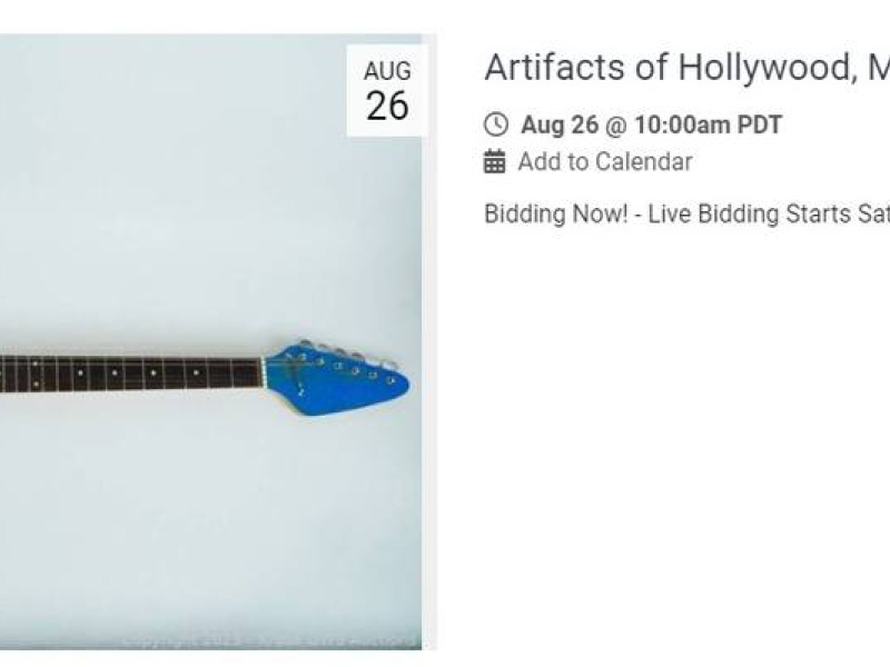 Chitarra di Kurt Cobain all'asta per 6 milioni di dollari