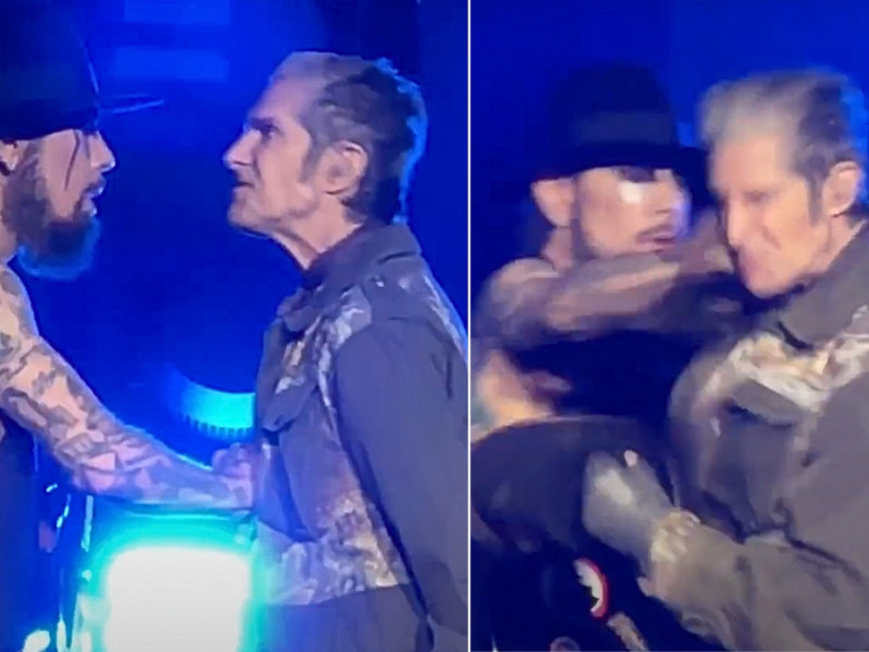 Jane's Addiction: así sonaba aislada la voz de Perry Farrell los segundos antes de pegar a Dave Navarro