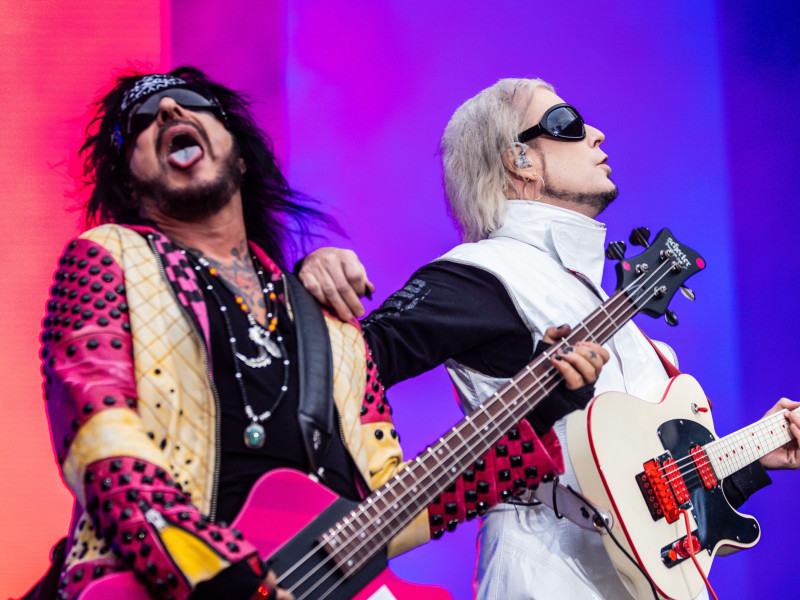 2T79166 Melbourne, Victoria, Australia. 14th Nov, 2023. MELBOURNE, AUSTRALIA - NOVEMBER 14: Nikki Sixx and John 5 of Motley Crue perform at Marvel Stadium on November 14, 2023 in Melbourne, Australia. (Credit Image: © Chris Putnam/ZUMA Press Wire) EDITORIAL USAGE ONLY! Not for Commercial USAGE! Credit: ZUMA Press, Inc./Alamy Live News Credit: ZUMA Press, Inc./Alamy Live News