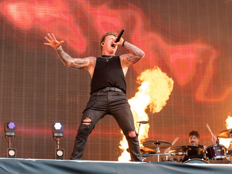 2T1HN1C June 16, 2023: Papa Roach perform at the Hellfest Open Air festival