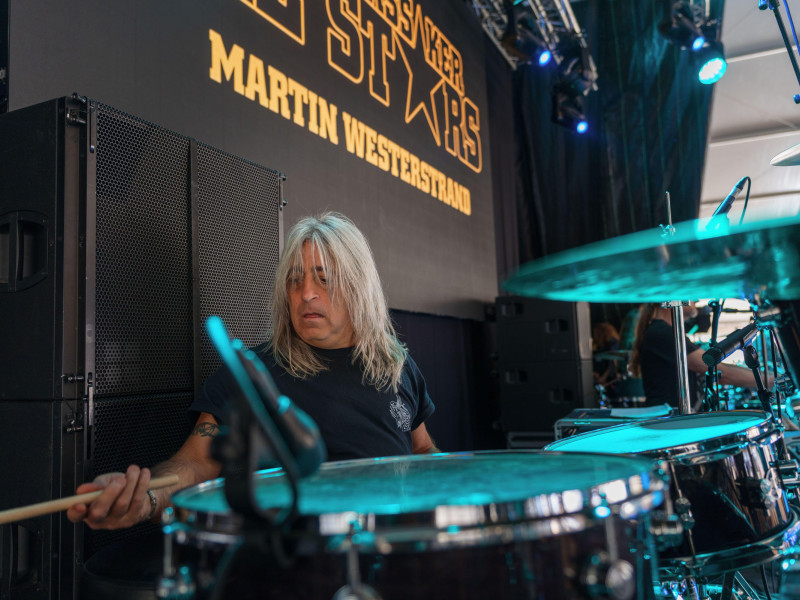 2R70R6C Solvesborg, Sweden, 9 June, 2023Day 4MIkkey Dee - drummer Scorpions makes a guest appearance at Rockklassiker All Star concert at Sweden Rock Festival.Credit: Peo M?ller/Alamy Live News