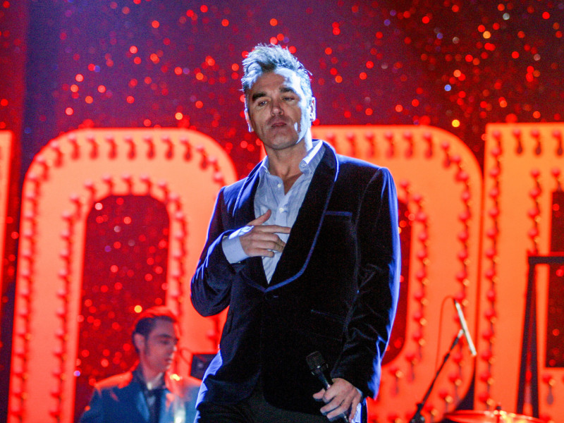 G2FH12 Morrissey performing at the Reading Festival 2004, Reading, England, United Kingdom.