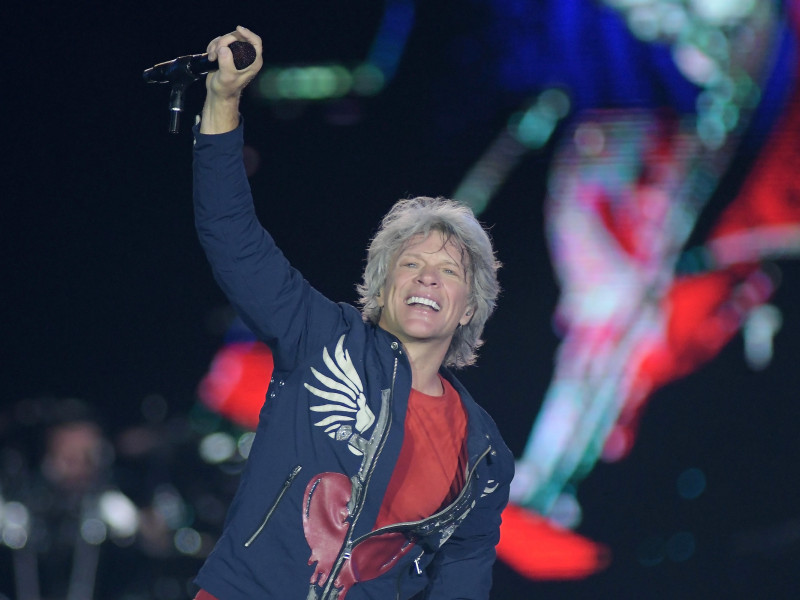 2A5CTG9 Rio de Janeiro, September 30, 2019.Singer Jon Bon Jovi of the band Bon Jovi, during a show at Rock in Rio 2019 in Rio de Janeiro