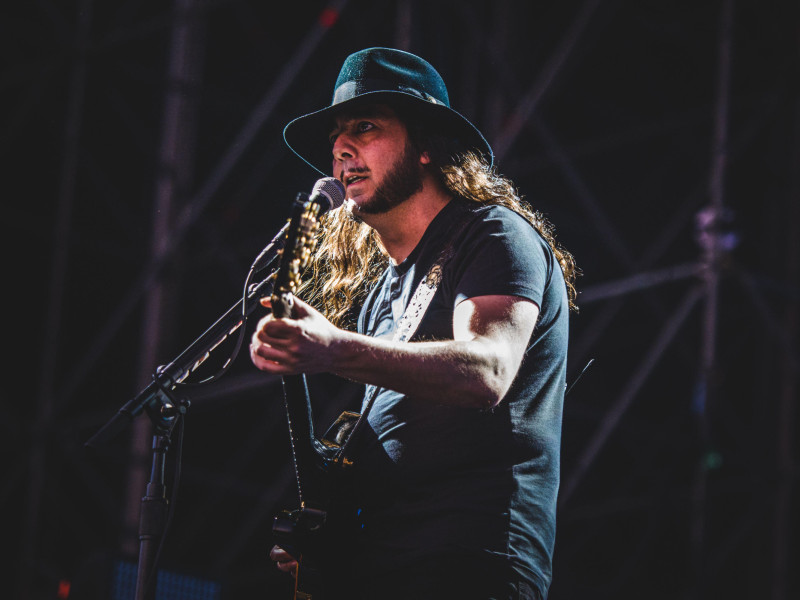 2F4G4AE ITALY, FIRENZE 2017: Daron Malakian, guitarist of the American four-piece rock band 'System of a Down' (also known as SOAD), performing live on stage.
