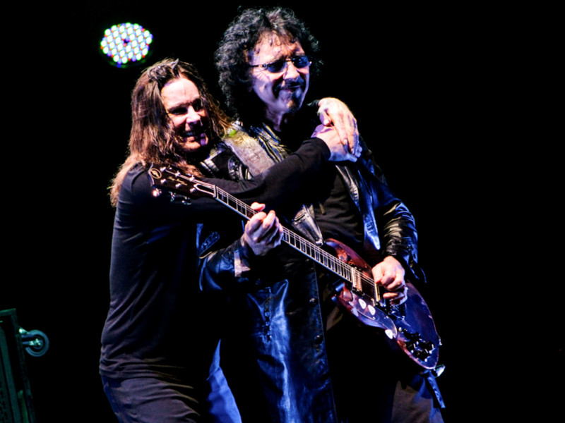 DT09A7 Ozzy Osbourne & Tommy Iommi performs in Rio de Janeiro during Black Sabbath´s 13th Tour