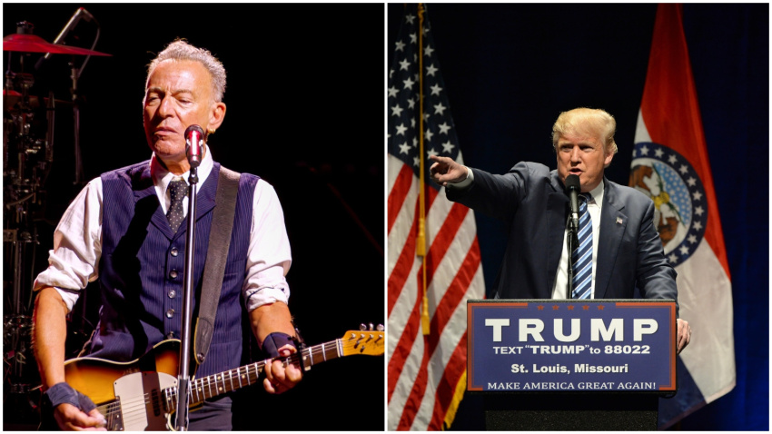 Donald Trump contensta a Bruce Springsteen con una seria amenaza: “Rockero seco como una pasa”