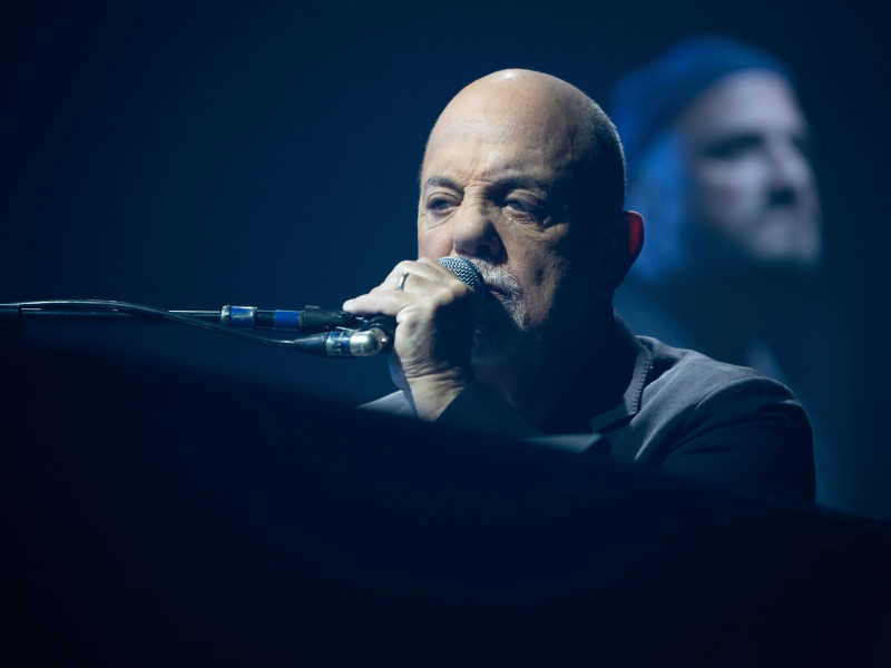 2XRCHE7 EDITORIAL USE ONLY Billy Joel performs at the Principality Stadium in Cardiff, marking the singer's first ever performance in the city and his only European show in 2024. Picture date: Friday August 9, 2024.