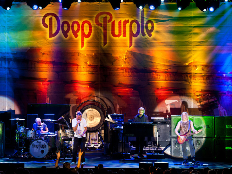 G00BMA Deep Purple famous rock band on the stage performing a live rock concerts on in Nicosia Cyprus