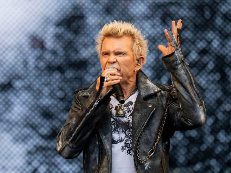 2R8KP2P Oslo 20230621.Billy Idol in Generation Sex performs during the Tons of Rock music festival at Ekebergsletta in Oslo.Photo: Fredrik Varfjell / NTB