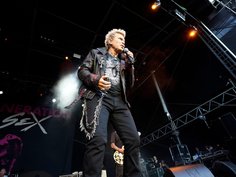 2RB7E3K Generation Sex - Billy Idol & Steve Jones & Paul Cook & Tony James & Wedge live bei einem Konzert in der Zitadelle Spandau. Berlin, 07.07.2023