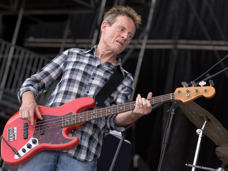 E23KFY Manchester, Tennessee, USA. 14th June, 2014. Bassist JOHN PAUL JONES performs with Seasick Steve at the 2014 Bonnaroo Music and Arts Festival in Manchester, Tennessee Credit: Daniel DeSlover/ZUMAPRESS.com/Alamy Live News