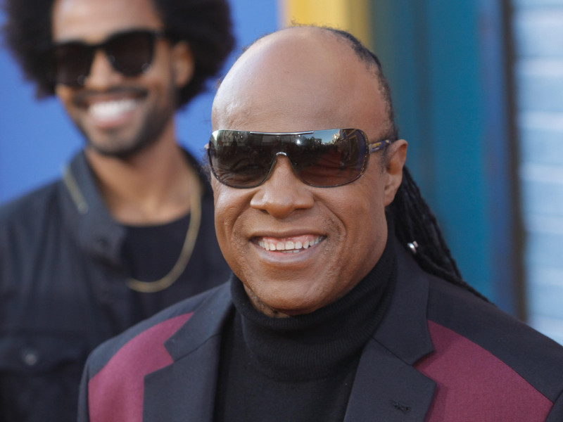 PN5YAA Stevie Wonder at the World Premiere of Universal Pictures' "Sing" held at Microsoft Theater at L.A. Live in Los Angeles, CA, December 3, 2016. Photo by Joseph Martinez / PictureLux