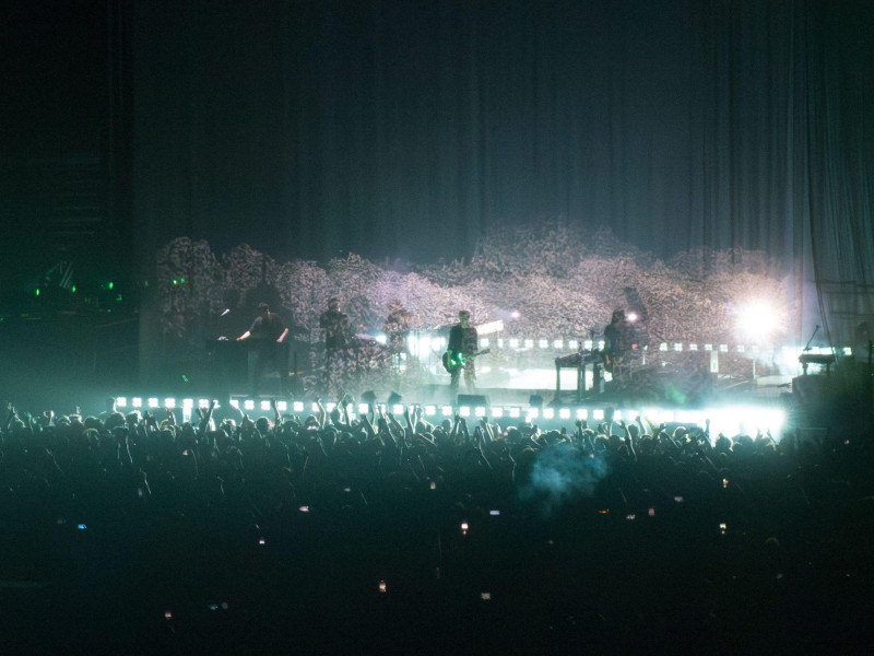 3BPGF4K PARIS, FRANCE. 7th July, 2025. Industrial rock concert of Nine Inch Nails plays at the Accor Arena. Jacques Julien/Alamy Live News