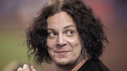 3C4FT09 August 20, 2018 - Los Angeles, California, U.S - Jack White of the rock duo White Stripes attends game between the Los Angeles Dodgers and the St. Louis Cardinals on Monday August 20, 2018 at Dodger Stadium in Los Angeles, California. Dodgers lose to Cardinals, 3-5. (Credit Image: © Prensa Internacional via ZUMA Wire)