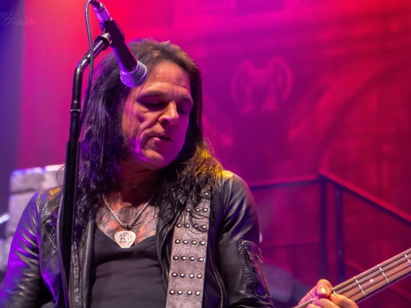 2A1XFP1 Chuck Garric, bass player, Alice Cooper, Beasto Blanco