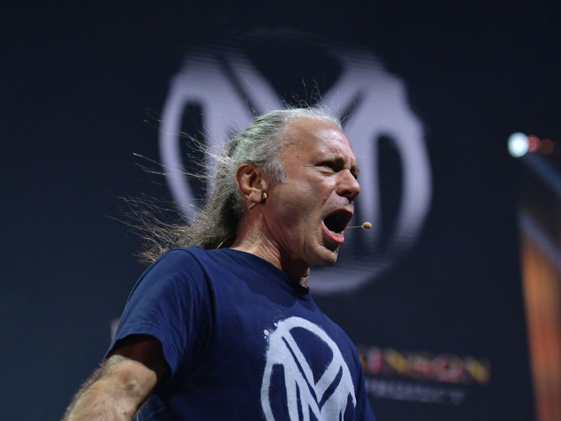 2TAG2P4 Sao Paulo, Brazil. 30th Nov, 2023. SAO PAULO, BRAZIL - NOVEMBER 30: The singer Bruce Dickinson, lead vocalist of the heavy metal band Iron Maiden presents The Mandrake Project during the Comic-Con Experience (CCXP) 2023 at Sao Paulo Expo on November 30, 2023, in Sao Paulo, Brazil. (Photo by Leandro Bernardes/PxImages) Credit: Px Images/Alamy Live News