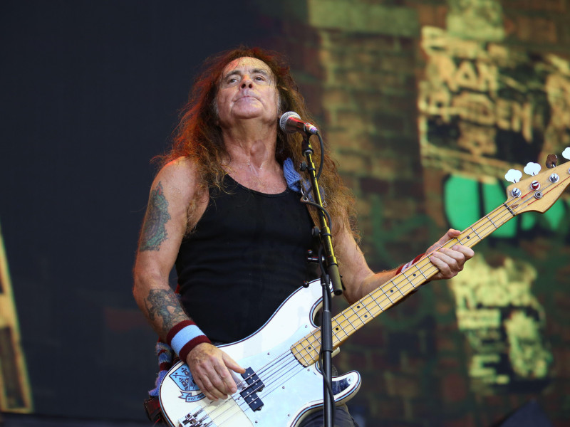 3CDHW1R June 28, 2025, London, United Kingdom: Bruce Dickinson seen live on stage with band Iron Maiden. Iron Maiden Play London Stadium as part of the Run For Your Lives World Tour. The tour marks 50 years since Steve Harris formed the band. Iron Maiden are calling their tour date at London Stadium their homecoming show with band members coming from the surrounding area and also the band have a long history with football team West Ham. Iron Maiden are Bruce Dickinson on lean vocals, Steve Harris on Bass Guitar, Dave Murray on guitar, Adrian Smith on guitar Janick Gers on guitar and drummer Simon Daws