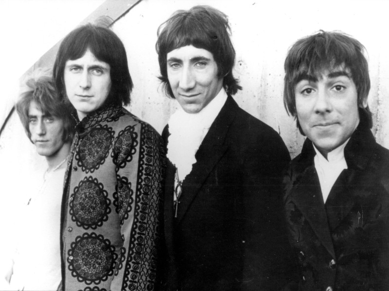 E0RN2T Portrait of the hard rock band The Who