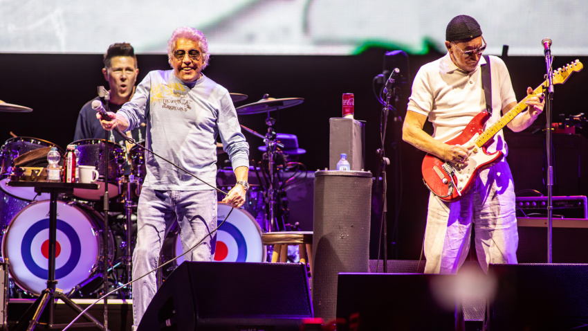 3C1XE60 Milan Italy. 22th jul 2025. The legendary english rock band THE WHO performs live on stage at Parco Della Musica during "The Song Is Over Tour 2025". Credit: Rodolfo Sassano/Alamy Live News