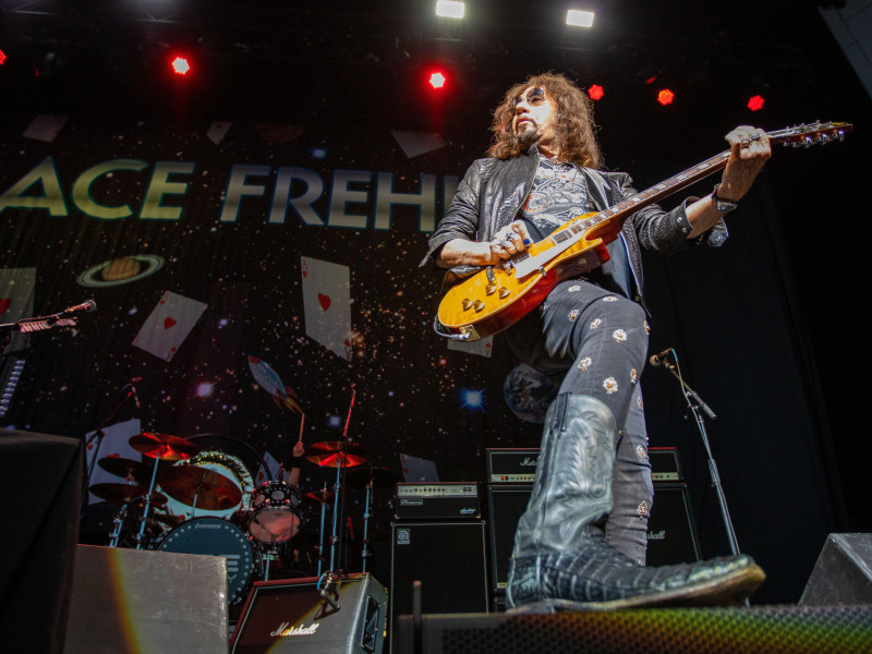2GR0N87 September 29, 2021, Indianapolis, Indiana, USA: Ace Frehley Performs at the TCU Amphitheater at White River State Park in Indianapolis, Indiana on September 29, 2021. (Credit Image: © Lora Olive/ZUMA Press Wire)