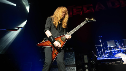 3D35NWF Megadeth performing at OVO Hydro in Glasgow Tuesday 28th October 2025