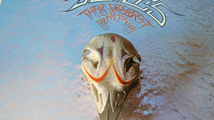 2WG3D4W Viersen, Germany - January 9. 2024: Closeup of The Eagles band bestselling vinyl record album cover Their greates hits from 1971 - 1975