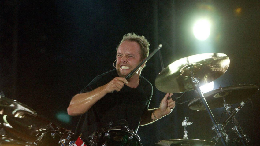 2M0FNYX 2M0FNYX Dane Lars Ulrich, drummer with American band Metallica at the Roskilde Festival.