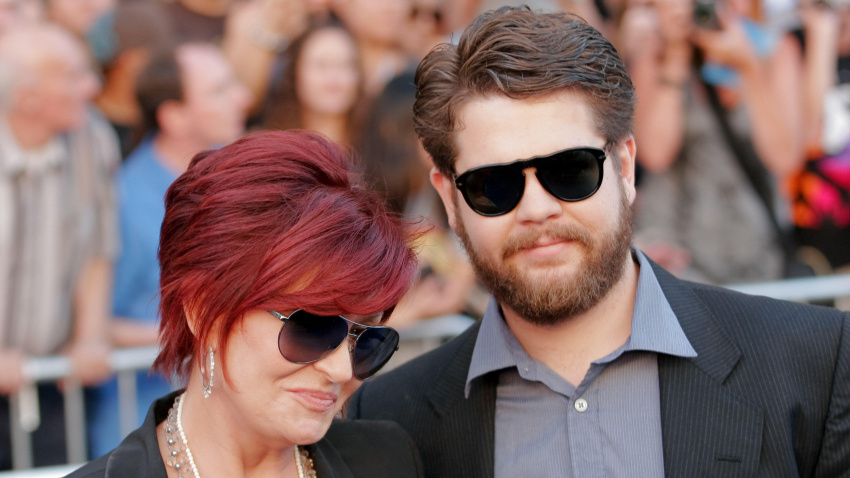 PMK0G7 Sharon Osbourne and son Jack Osbourne at the Premiere of Touchstone Pictures' "Gnomeo and Juliet". Arrivals held at the El Capitan Theatre in Hollywood, CA, January 23, 2011. Photo by Joe Martinez / PictureLux