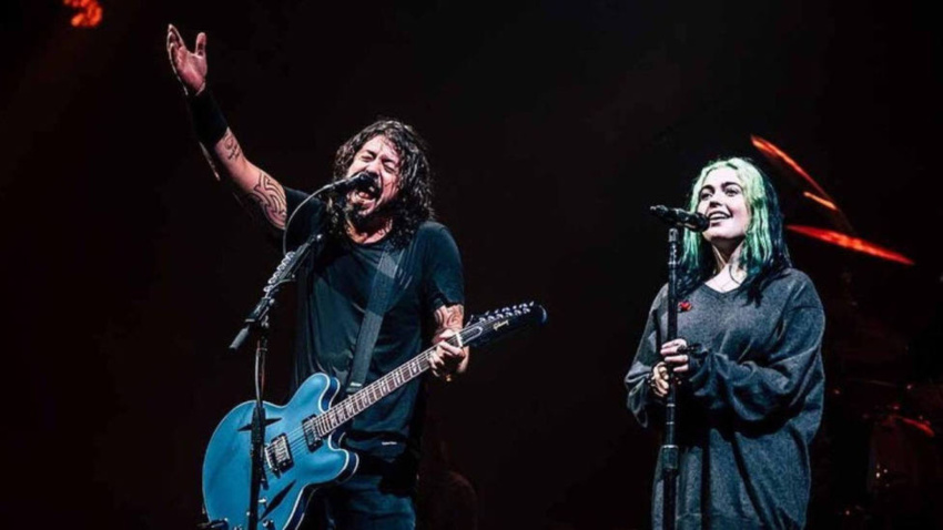 Violet Grohl amb el seu pare