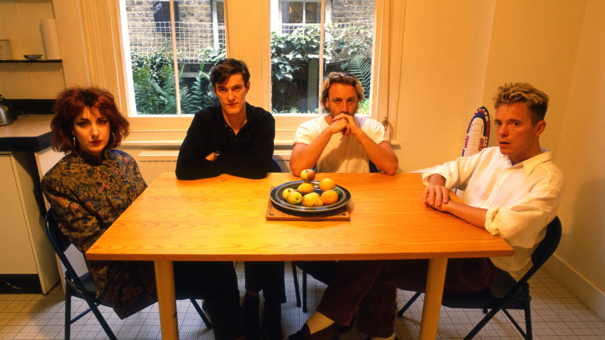 BAEECE New Order photographed for the Face magazine in 1986. Image shot 09/1986. Exact date unknown.