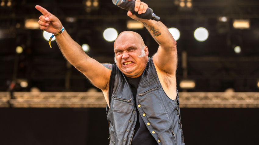 2GJC6MX  NORJE 2019-06-06Blaze Bayley at Sweden Rock Festival 2019.Foto: Peo Moller / TT / kod 11193 ***