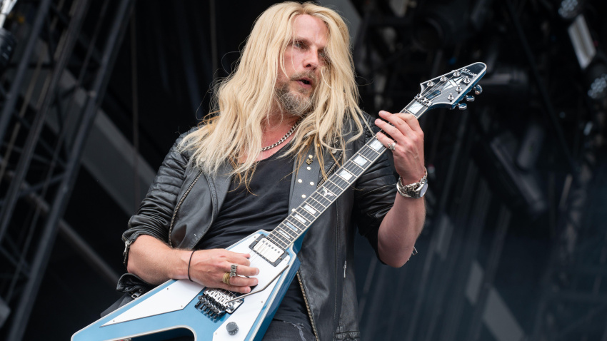 2T1HMBD June 16, 2023: Elegant Weapons perform at the Hellfest Open Air festival