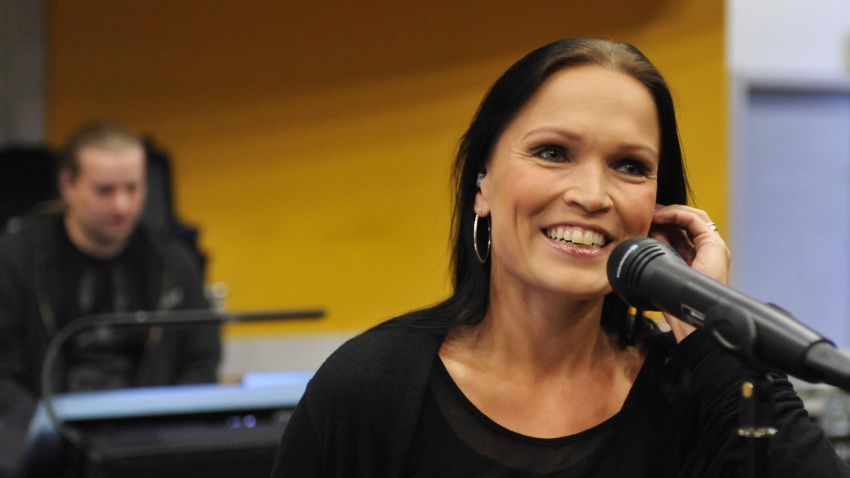 C9J5AN Tarja Turunen during the press conference.Tarja Turunen will open her world tour What Lies Beneath on  Jan. 13th, 2011, Czech Republic, Zlin.(CTK Photo/Zdenek Nemec)