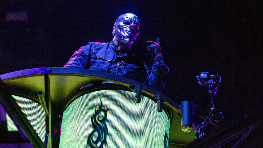 3B53DY5 June 5, 2022, Moline, Illinois, U.S: SHAWN 'CLOWN' CRAHAN of Slipknot during the Knotfest Roadshow at Taxslayer Center in Molline, Illinois (Credit Image: © Daniel DeSlover/ZUMA Press Wire)