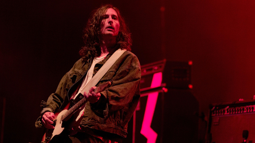 3BXGYBE October 29, 2021, San Francisco, California, U.S: NICK VALENSI of The Strokes during the Outside Lands Music Festival in San Francisco, California (Credit Image: © Daniel DeSlover/ZUMA Press Wire)