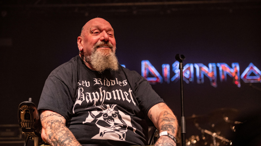 2YC9FAF September 16, 2023: former Iron Maiden singer Paul Di'Anno performs at Metalitalia festival in Trezzo Sull'Adda (MI), Italy