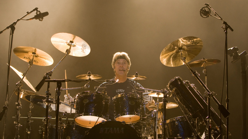 DCHH5B Drummer Stewart Copeland of The Police performed in concert at the John Paul Jones Arena in Charlottesville, VA on November 6, 2007.