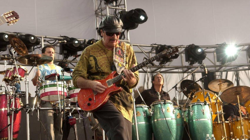3CXDW87 3CXDW87 Carlos Santana at KIIS FM's Wango Tango Annual concert held at the Pasadena Rose Bowl - 17/05/03