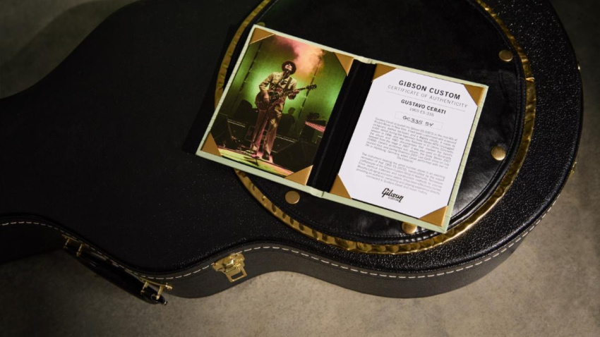 Gibson inmortaliza a Gustavo Cerati con una exclusiva guitarra ES-335 de edición ultralimitada