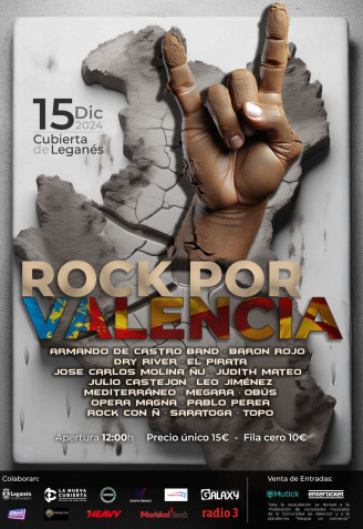 Rock por Valencia: Barón Rojo, Obús o Saratoga ofrecerán su concierto más solidario en Madrid