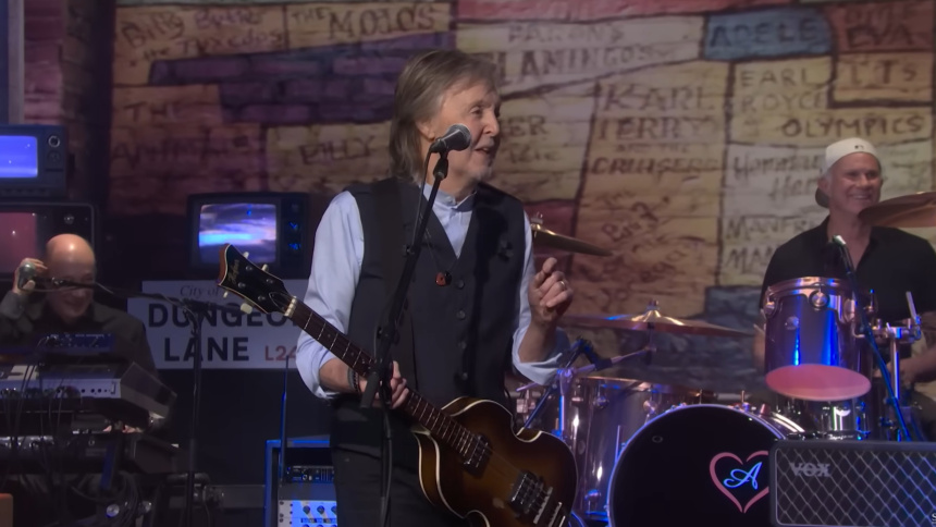 Así tocó Paul McCartney “Help!” y “Drive My Car” tras terminar su