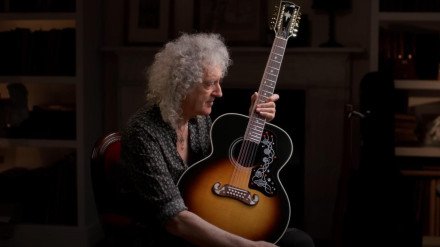 Brian May (Queen) hace equipo con Gibson para publicar una guitarra que te dejará boquiabierto