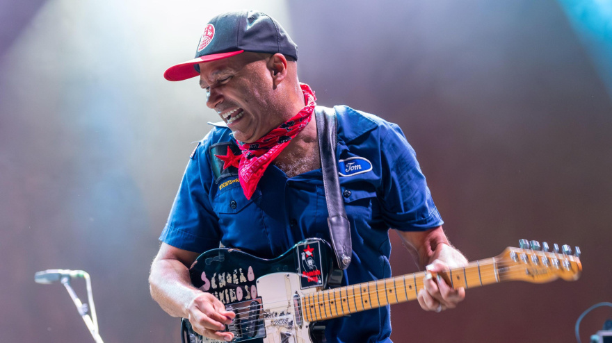 2XMEDBC Tom Morello, stage name of Thomas Baptiste Morello, during his live performs at Villafranca Castle for his The Atlas Underground Fire World Tour 2024,