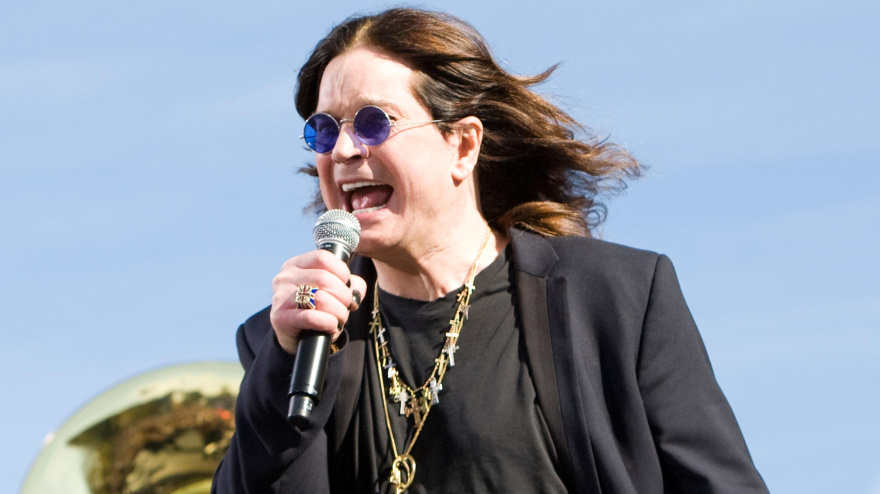 BXN8TA Ozzy Osbourne performing at the Rally to Restore Sanity And/Or Fear.
