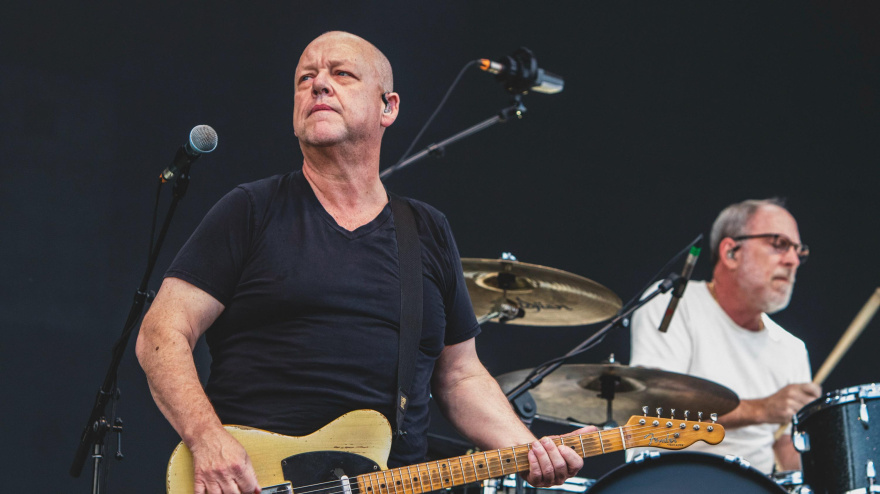 Frank Black (L) of the band Pixies performs on stage at MadCool Festival in Madrid. (Photo by Valeria Magri / SOPA Images/Sipa USA) *** Local Caption *** 40365975